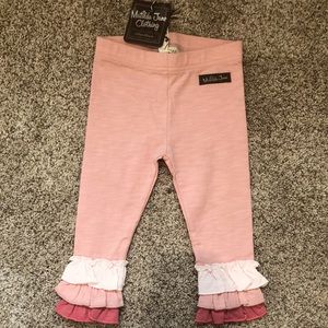Baby Girl Matilda Jane Leggings-Pink Ruffled NWT